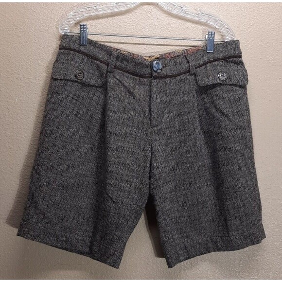 Dolce & Gabbana D&G Brown Wool Blend Woman Bermuda Shorts Size 32/46 - Picture 1 of 15